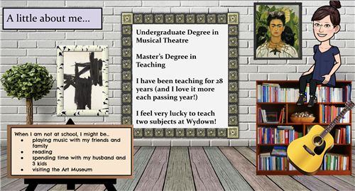 A little about me slide